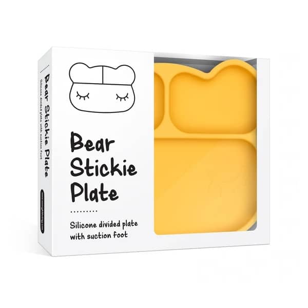 We Might Be Tiny Bear sticky plate – geel 3