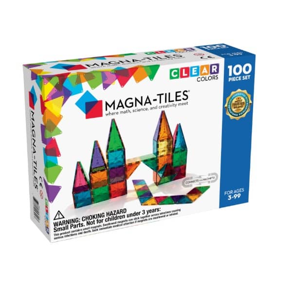 MagnaTiles Clear Colors 100 stuks